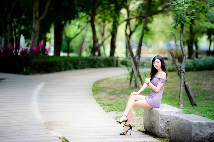 [Mzsock] NO.224 Bao Stockings and High Heels Beautiful Legs Outdoor Shot street photography#[79P]-28